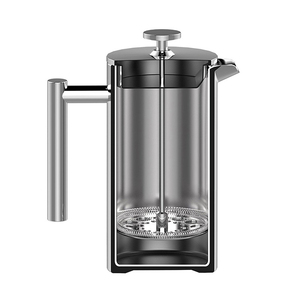 350 ml 800 ml 1000 ml de acero inoxidable de doble pared francés prensa café tetera