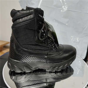 Bottes tactiques noires TSB02 personnalisées, modèle Typhoon, pour zones chaudes, respirantes avec fermeture éclair latérale - Product Image 3