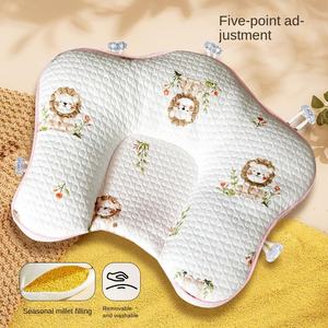 หมอนเด็กอเนกประสงค์ รูปตัวยู ขนาดใหญ่ ไส้ใยฝ้ายไข่มุก ป้องกันไรฝุ่น 200TC ลายการ์ตูน ผ้าฝ้าย 100% ปรับแต่งได้ - Product Image 5