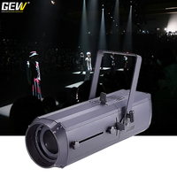 Projecteur LED à zoom manuel DMX512 GEVV 200W 300W, projecteur à focalisation d'image pour scène, théâtre, studio