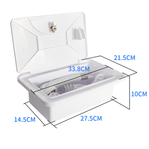 TYTXRV Accessoires de Caravane <span class=keywords><strong>Kit</strong></span> Douchette Extérieure <span class=keywords><strong>pour</strong></span> Camping-Car Van Remorque avec Verrou - Product Image 6