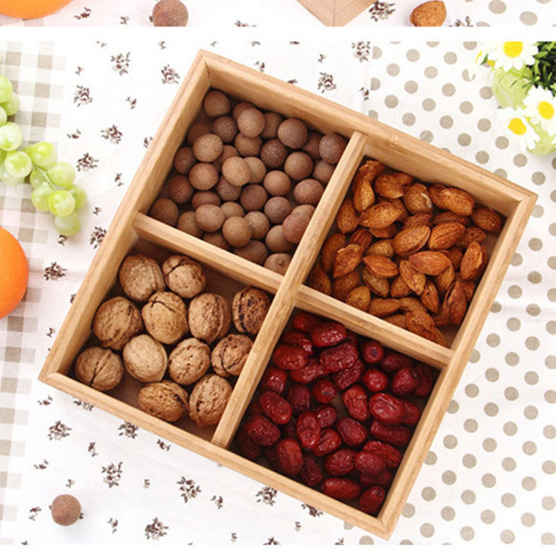 Trocken frucht tablett aus Bambus holz zur Aufbewahrung von Trocken frucht  boxen ohne Deckel Multifunktions-Snack-Bonbons chale| Alibaba.com