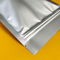 Sachet refermable en aluminium PE, réutilisable, durable, résistant à l'humidité, pour les chips de pommes de terre, les aliments pour animaux de compagnie et les grains de café