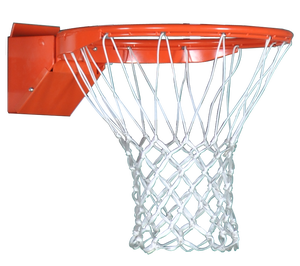 Aro de Baloncesto Flexible de Alta Calidad de Fábrica, Revestimiento de Polvo Naranja, Red de Nailon Resistente de 18 Pulgadas de Diámetro - Product Image 5
