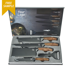 Miễn Phí Mẫu 6-Mảnh Thép Không Gỉ Dao Bộ Đầu Bếp Dao Cho Nhà Hàng Cho Món Quà Biểu Tượng Tùy Chỉnh Messersatz Jytd90 - Product Image 1