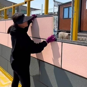 Panneau métallique sculpté résistant au sel et à l'ammoniac pour application côtière, revêtement mural extérieur - Product Image 2