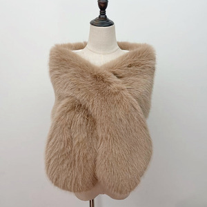 Fausse Fourrure Châle Mangas Novia Veste De Mariage Accessoires De Mariage De Mariée Cape Boléros De Mujer Cape Mariage Femme - Product Image 1