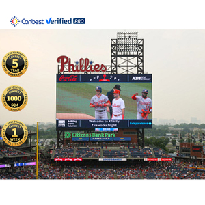 Canbest P6 P8 P10 10 mét ngoài trời độ sáng cao kỹ thuật số LED Score bảng scoreboard LED màn hình hiển thị cho sân vận động bóng đá - Product Image 4