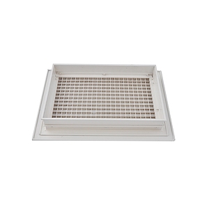 Moderno CN;FUJ alluminio griglia aria regolabile HVAC sfiato <span class=keywords><strong>legno</strong></span> lega di alluminio avvolgibili orizzontali per applicazione Hotel - Product Image 3