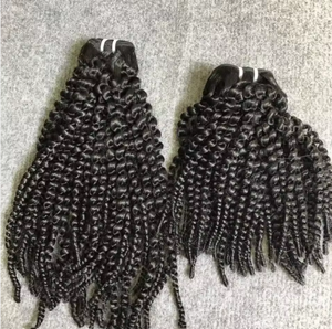 Trame de cheveux humains brésiliens doux de qualité supérieure, noir naturel, vague lâche et bouclée, cheveux vierges Remy - Product Image 3