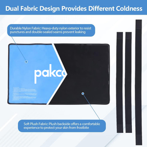 Гибкий большой горячий холодный компрессный медицинский пакет для снятия боли в плече с ремнями - Product Image 3