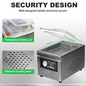 Wallepac Bk260 tek tam otomatik oda meyve et gıda vakumlama makinesi 201 paslanmaz çelik vakum sıvı sızdırmazlık makinesi - Product Image 5