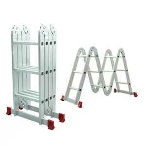 Factory Wholesale Aluminum Folding Hinge Ladder Home Use Multi-purpose Ladder