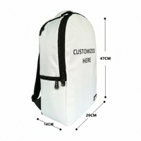 Mochila con Estampado Digital y Bolsillos, Sublimación Completa