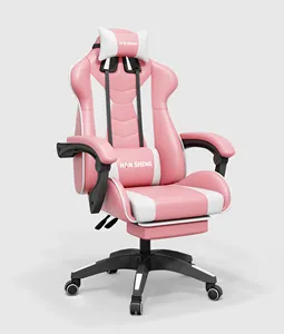 Cheap Price High Quality Outdoor Swivel Recliner Racing Computer Gaming Chair Girl Pink