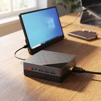 Mini PC AMD Ryzen R3 R5 R7, DDR4 8 16G RAM, SSD de 128 256 512GB, Mini PC con Doble LAN, Wifi 6, BT 5.2, Win11, 3 Puertos USB 3.0