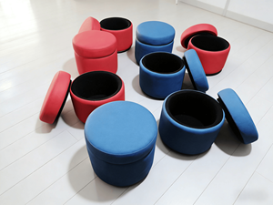 โรงงานนิสโก้ขายส่งโดยตรง เก้าอี้พับเก็บได้หุ้มผ้าอย่างดี ทันสมัย ทนทาน ถอดซักได้ เหมาะสำหรับใช้ในบ้าน ห้องนอน - Product Image 5