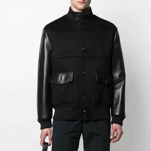 Chaqueta Bomber Universitaria Personalizada con Colores a Medida, MOQ Bajo, Fabricante, Transpirable, Tallas Grandes, Chaqueta Formal con Revestimiento de Lana para Primavera - Product Image 6