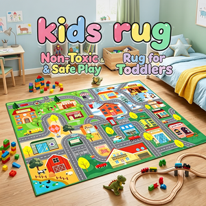 Tappeto antiscivolo Area gioco gioco per bambini soggiorno interno stampato in nylon tappeto per terra per bambini <span class=keywords><strong>tappeti</strong></span> - Product Image 1