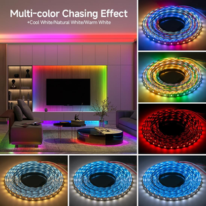 <span class=keywords><strong>Bande</strong></span> <span class=keywords><strong>lumineuse</strong></span> <span class=keywords><strong>LED</strong></span> RGBW à pixels individuels adressables BTF-LIGHTING homologuée UL 5V SK6812 IC 30 60 144 <span class=keywords><strong>LED</strong></span>, 4 couleurs en 1 <span class=keywords><strong>LED</strong></span> - Product Image 4