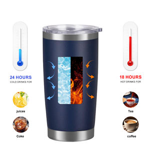 Vasos Térmicos de Café con Aislamiento de Doble Pared y Recubrimiento en Polvo de 20oz y 30oz al por Mayor, Taza de Viaje de Acero Inoxidable de 20 oz con Logotipo Personalizado - Product Image 5