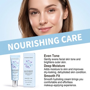 Crème de soin du visage 3 en 1, effet maquillage léger, respectueuse de la peau, naturelle, éclaircissante, unifiante, crème visage multi-effets - Product Image 3
