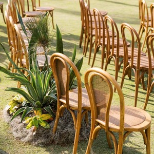 Silla de Ratán Estilo <span class=keywords><strong>Viena</strong></span> DISHI, Estructura de Madera Maciza para Banquetes, Bodas, Restaurantes, Cocina, Muebles de Exterior para el Hogar - Product Image 4