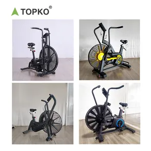 دراجة رياضية تجارية لممارسة الرياضة ومقاومة الرياح للبالغين داخل المنزل من TOPKO، دراجة دوارة لمروحة لتقليل الدهون لممارسة الرياضة