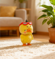 Canard énervé, boîte mystère surprise, figurine en PVC kawaii, modèle tendance, canard en spirale, arrêtez la spirale, objet de collection, cadeau d'anniversaire