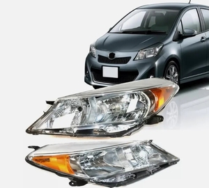 ไฟหน้าคุณภาพสูง <span class=keywords><strong>สี</strong></span><span class=keywords><strong>ขาว</strong></span> สำหรับ TOYOTA YARIS VIOS VITZ ปี 2012 <span class=keywords><strong>2013</strong></span> 2014 (รุ่นอเมริกา) - Product Image 4