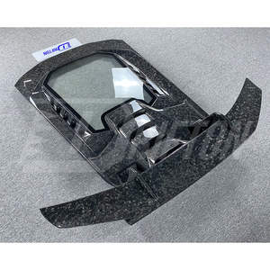 Juego de cubierta y alerón de motor trasero de fibra de carbono forjado de estilo de rendimiento para Lamborghini Huracan LP580 LP610 EVO 2014-2025 - Product Image 3