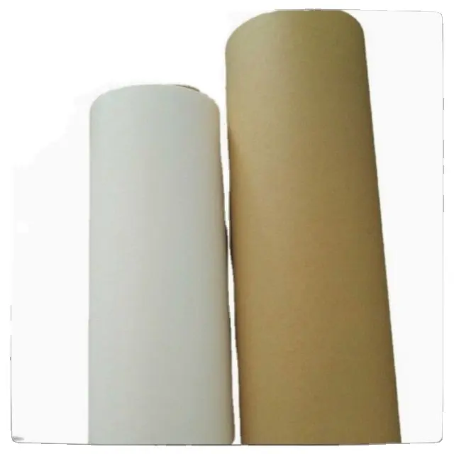The factory supplies Glassine release paper silicone oil coated paper sheet giant roll for