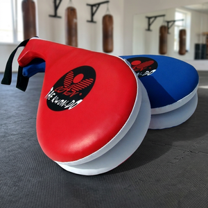 Cible de frappe double pour arts martiaux - Cible d'entraînement professionnelle de Taekwondo et Karaté Velocity Clapper Paddle pour adultes - Product Image 3