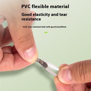 Leurre de pêche imprimé en PVC souple – Hameçons artificiels pour la pêche en eau salée, poisson-chat, brochet, carpe argentée, utilisation en lac/rivière - Product Image 4