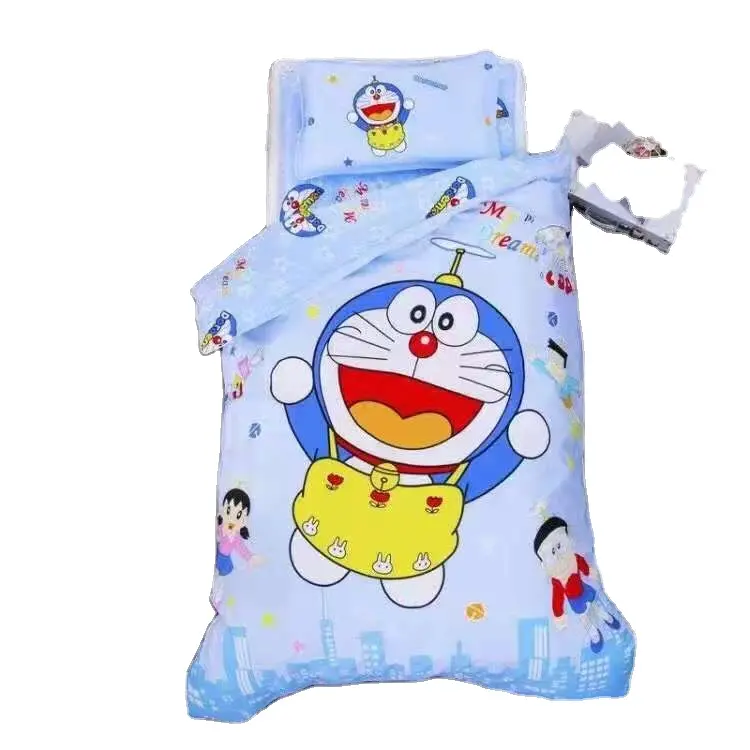مخصص العضوية 100% القطن النوم غطاء سرير لحاف غطاء سرير الفراش 3 قطعة مجموعة للطفل