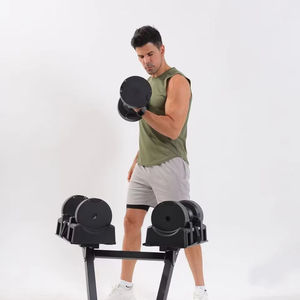 Haltère réglable en fonte avec logo personnalisé 1.5kg 90lb 80 Lbs 24kg 52,5 lb 36kg pour l'entraînement à l'haltérophilie - Product Image 3