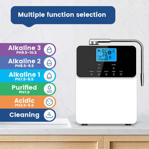 Alkaline Hydrogen Generator Water Machine Alkaline <strong>Ionizer</strong> with Titanium Platinum Coating - Product Image 4