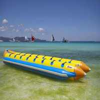Équipement de divertissement aquatique Sea Tow, adapté aux parcs aquatiques de plage, jeu aquatique multi-personnes, bateau banane gonflable