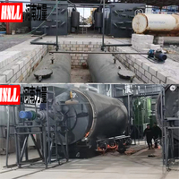 Ligne de production complète de machines de pyrolyse pour transformer les pneus usagés, le plastique et les boues en huile combustible – Usine de pyrolyse par craquage