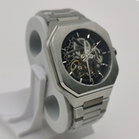 Montres automatiques BOMAXE pour hommes, montre squelette, acier inoxydable personnalisé, montre mécanique de luxe, vente en gros, montre tendance