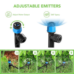 Tête d'arrosage rotative rapide et réglable à 360° pour fontaine, goutteur d'irrigation, système d'arrosage automatique de jardin - Product Image 5