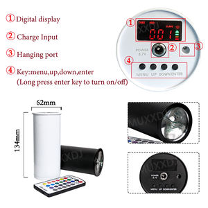 15W Rgbwa + Uv <span class=keywords><strong>Led</strong></span> Licht Chroma Kanonnen Uplights Batterij Draadloze <span class=keywords><strong>Dmx</strong></span> <span class=keywords><strong>Remote</strong></span> Party Discolichten Voor Dj Club Podium - Product Image 5