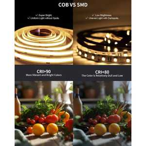 Kit de Tira LED de 1m de Nuevo Diseño con Control Remoto RF, Atenuación Monocromática, 3000K y 6500K, Modo de Control por Voz - Product Image 2