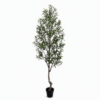 Décoration intérieure, faux olivier, plante d'olivier artificielle en pot, pot personnalisé pour la décoration de la maison, vente en gros pour les détaillants