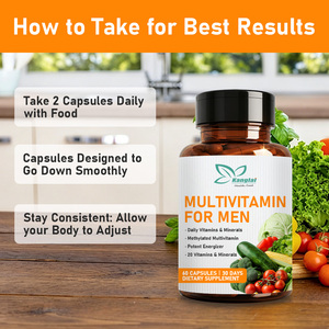 Cápsulas de Multivitaminas <span class=keywords><strong>para</strong></span> <span class=keywords><strong>Hombre</strong></span> de Marca Privada, Apoyan <span class=keywords><strong>la</strong></span> Salud Inmunológica Durante Todo <span class=keywords><strong>el</strong></span> Año con Más de 20 Vitaminas y Minerales, Suplemento <span class=keywords><strong>para</strong></span> <span class=keywords><strong>la</strong></span> Salud Masculina - Product Image 2