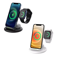 2024 nouveau 15W PD QC3.0 chargeur sans fil 3-en-1 Station de charge sans fil pliable pour montre écouteur