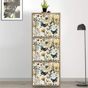 Papel Tapiz Autoadhesivo LZH-LP de 44x300CM con Diseño de Flores de Mariposa Blancas, Vinilo Removible de 211g, Estilo Natural, Paneles Decorativos para Pared - Product Image 5