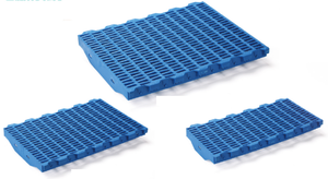 Doghe in plastica PP a scarico rapido per carichi elevati per stecche da pavimento Anti-corrosione per penna suina | Attrezzatura da costruzione per allevamento di suini - Product Image 2