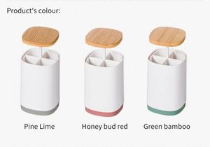 Boîte de rangement automatique à pression pour fil dentaire, compartiment multi-usages pour cotons-tiges et cure-dents, bouton-poussoir pratique - Product Image 3