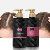 OCCA Private Label Öliges natürliches Keratin Bio-Haarpflege produkte Anti-Verlust-Haarwuchs Klares Zwiebel-Shampoo und Conditioner-Set